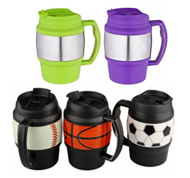 SS Outer Plastic Inner Mug