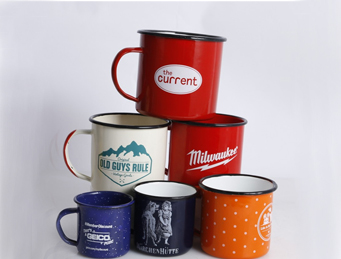 Enamel Mugs are fitting for any business